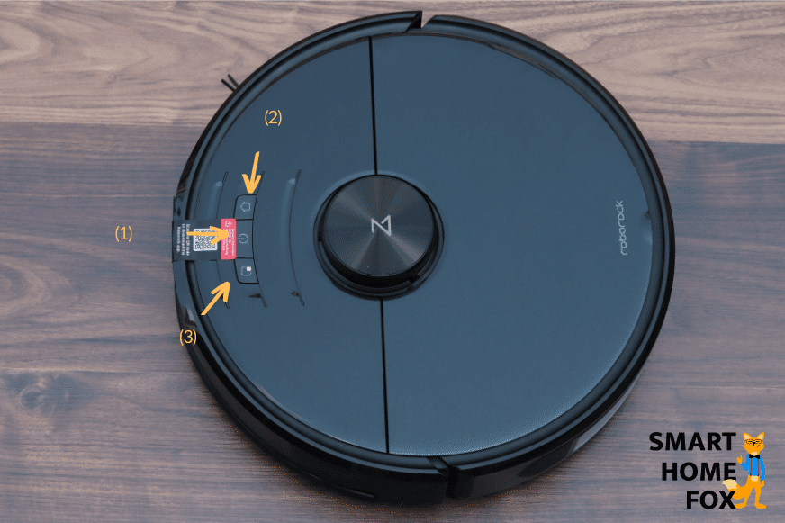 bouton controle roborock s6 maxv